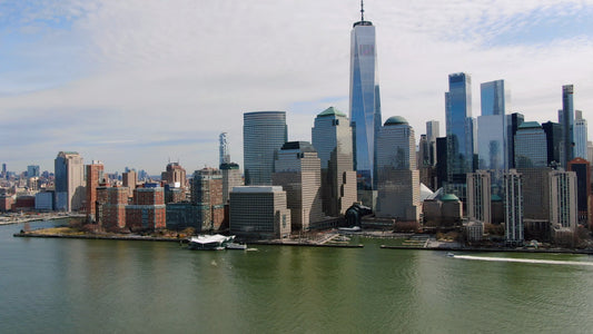 New York City, New York 4K Drone Footage 0011 B
