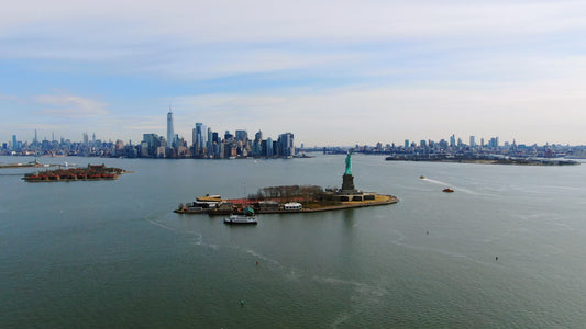 New York City, New York 4K Drone Footage 0294