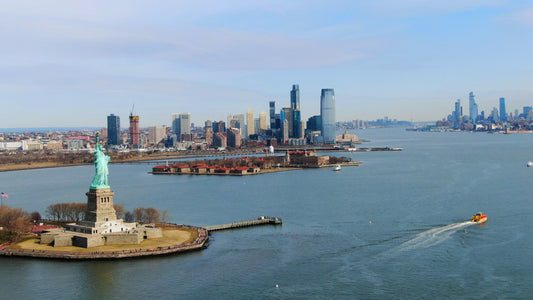 New York City, New York 4K Drone Footage 0296