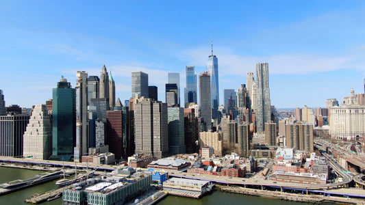 New York City, New York 4K Drone Footage 0310