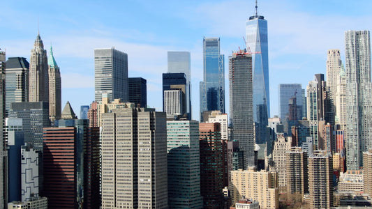 New York City, New York 4K Drone Footage 0310 B