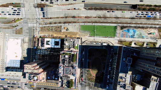 New York City, New York 4K Drone Footage 0326 B