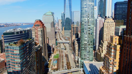 New York City, New York 4K Drone Footage 0331 B