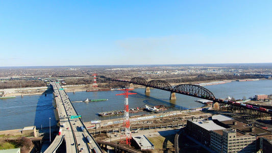St. Louis, Missouri Drone Footage 0110