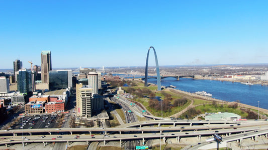 St. Louis, Missouri Drone Footage 0111