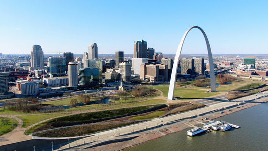 St. Louis, Missouri Drone Footage  0113