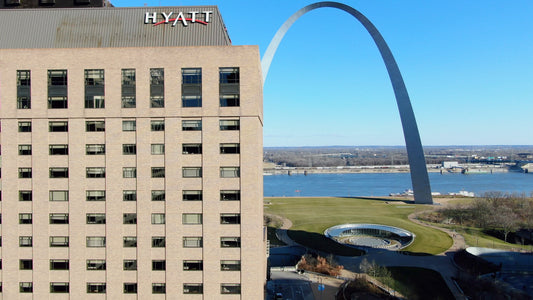 St. Louis, Missouri Drone Footage  0117
