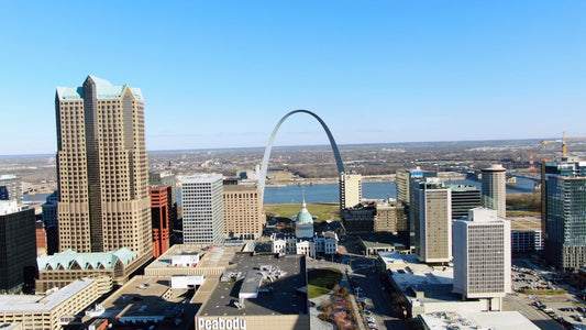 St. Louis, Missouri Drone Footage 0118