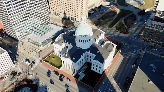 St. Louis, Missouri Drone Footage  0120