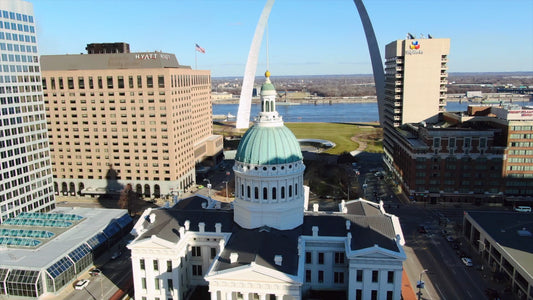 St. Louis, Missouri Drone Footage  0121
