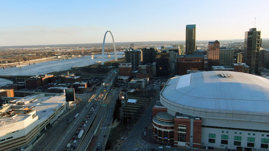 St. Louis, Missouri Drone Footage  0152