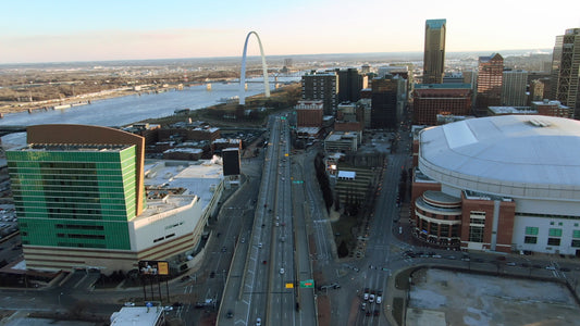 St. Louis, Missouri Drone Footage  0158