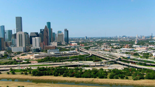Houston 4K Drone Footage 113 B