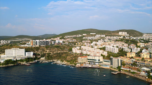 Aydın 4K Drone Footage Kuşadası 0270