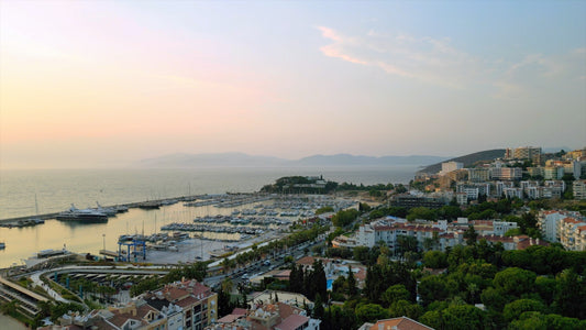 Aydın 4K Drone Footage Kuşadası 0275