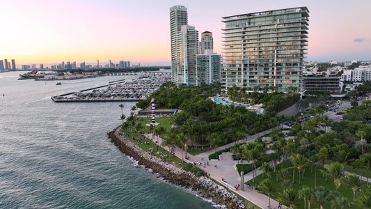 Miami Drone Footage 4K 244