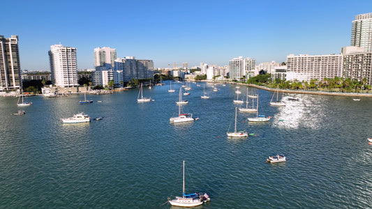 Miami Drone Footage 4K 395