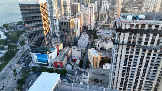 Miami Drone Footage 4K 448 B
