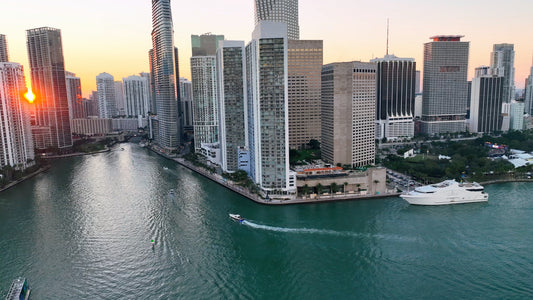 Miami Drone Footage 4K 455