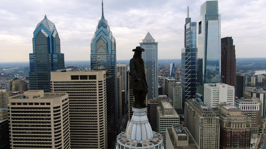 Philadelphia 4K Drone Footage 1111121