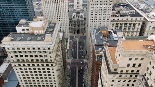 Philadelphia 4K Drone Footage 11213211