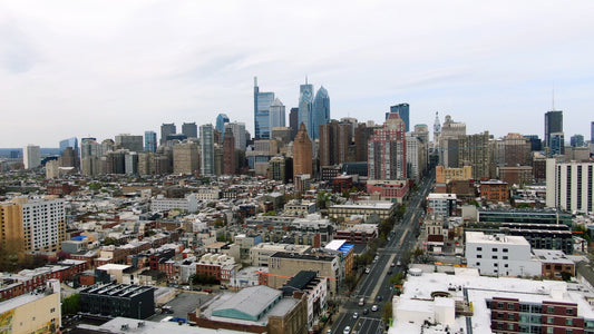 Philadelphia 4K Drone Footage 124124