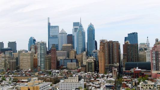 Philadelphia 4K Drone Footage 124124 B