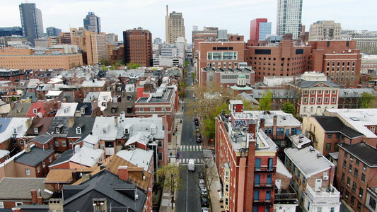 Philadelphia 4K Drone Footage 23532 B