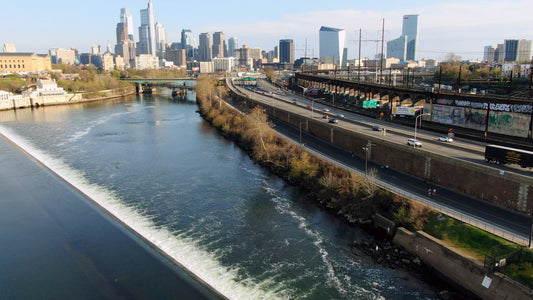 Philadelphia 4K Drone Footage 4124