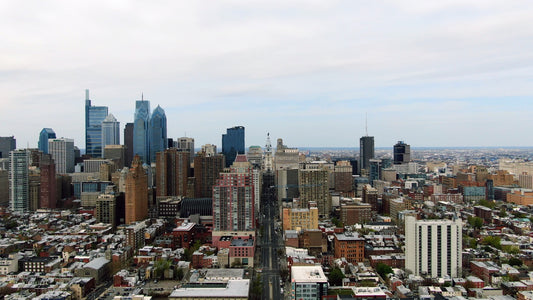 Philadelphia 4K Drone Footage 5123