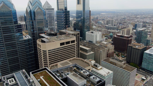 Philadelphia 4K Drone Footage 54124