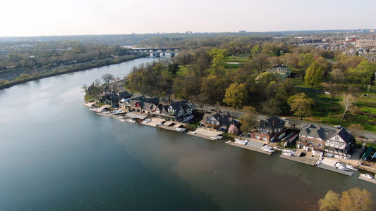 Philadelphia 4K Drone Footage 5412