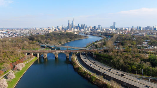 Philadelphia 4K Drone Footage 541