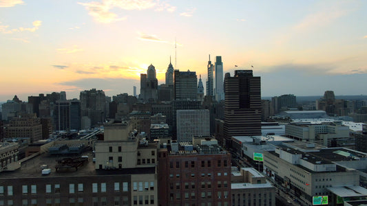 Philadelphia 4K Drone Footage 54231