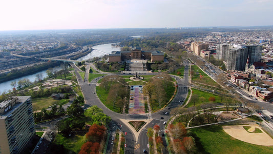 Philadelphia 4K Drone Footage 5432