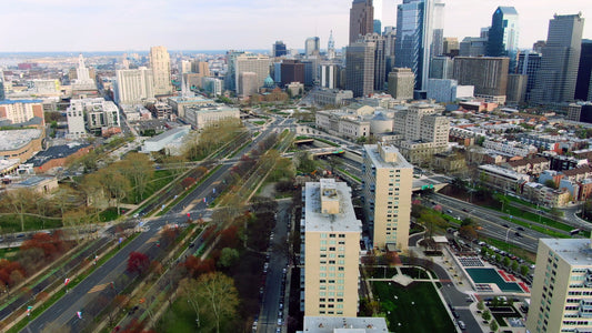 Philadelphia 4K Drone Footage 54 B