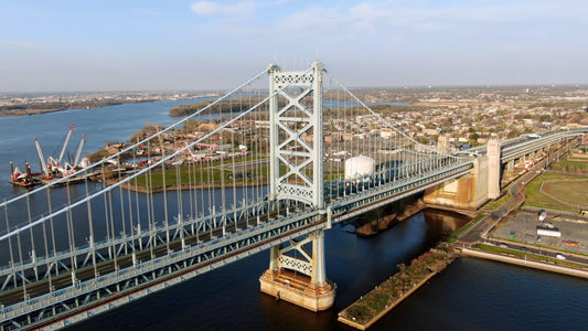 Philadelphia 4K Drone Footage 5511233