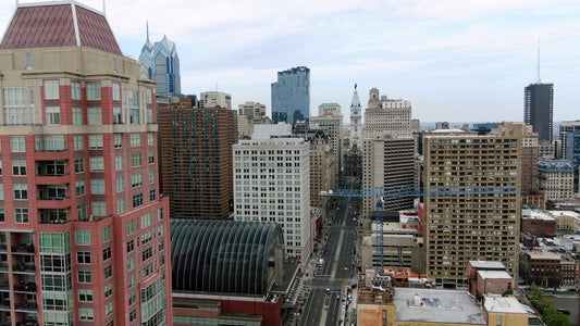 Philadelphia 4K Drone Footage 5512112 B