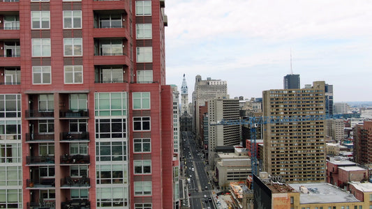Philadelphia 4K Drone Footage 6124124