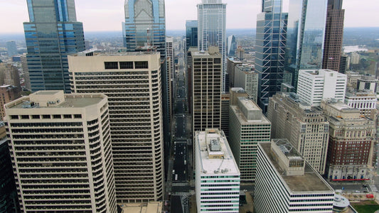 Philadelphia 4K Drone Footage 6521 B