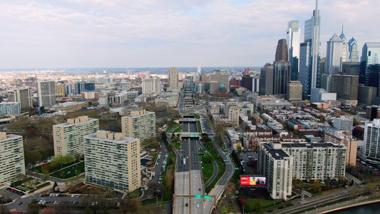 Philadelphia 4K Drone Footage 65232
