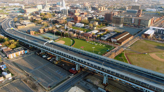 Philadelphia 4K Drone Footage 65233
