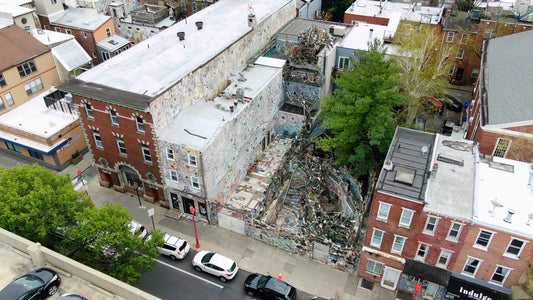 Philadelphia 4K Drone Footage 653124