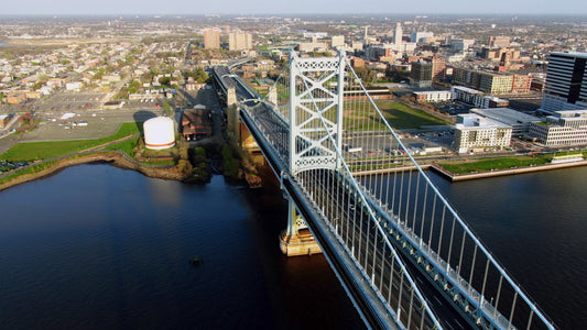 Philadelphia 4K Drone Footage 654321