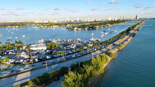 Miami Drone Footage 4K 212