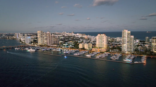Miami Drone Footage 4K 264