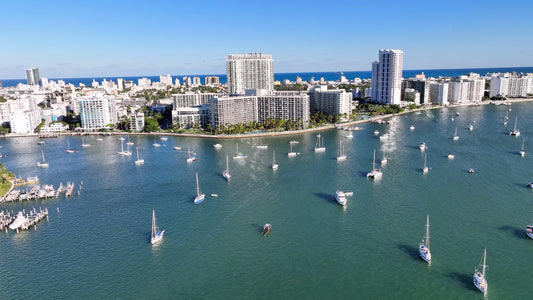 Miami Drone Footage 4K 375