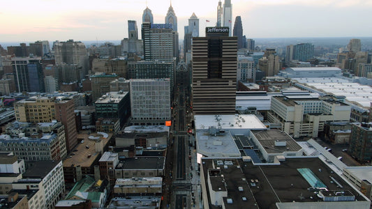Philadelphia 4K Drone Footage 4234