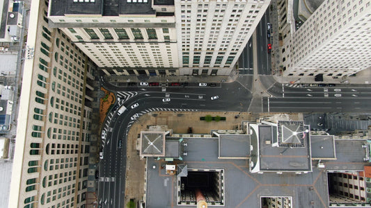 Philadelphia 4K Drone Footage 624323