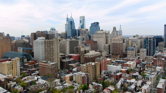 Philadelphia 4K Drone Footage 6324